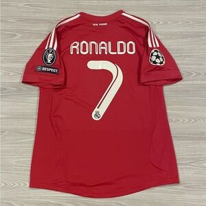 Adidas 2011/12 Real Madrid Cristiano Ronaldo #7 Soccer Jersey Men’s Size Small